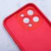 Silikonový kryt s MagSafe na iPhone 15 - červený