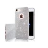 Třpytivý kryt na iPhone 15 Plus - stříbrný