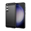 Ohebný carbon kryt na Samsung Galaxy S24 - černý