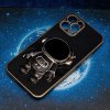 Astronaut kryt se stojánkem na iPhone 15 Pro Max - černý