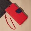 PU kožené pouzdro na Samsung Galaxy S24 - červeno-modré