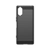 Ohebný carbon kryt na Sony Xperia 5 V - černý
