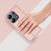 Dux Ducis Skin Pro luxusní flipové pouzdro na Xiaomi Redmi Note 13 4G - růžové