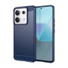 Ohebný carbon kryt na Xiaomi Redmi Note 13 Pro Plus - modrý