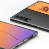 Tenký kryt s metalickým rámečkem na Samsung Galaxy Z Fold4 - růžový