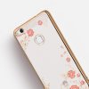 TPU Gel Case Flower Cover Huawei P9 Lite 2017, P8 Lite 2017 zlatý 4