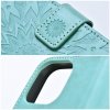 Mezzo PU kožené pouzdro na Xiaomi Redmi Note 14 Pro 5G / 14 Pro Plus 5G - mint mandala