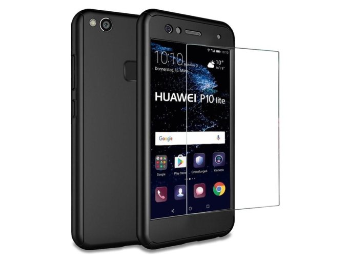 360 oboustranný kryt na huawei p10 lite černý 1