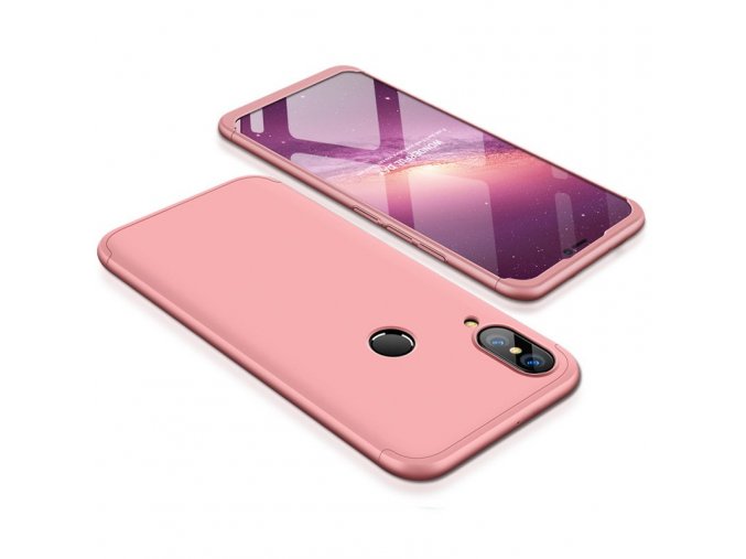 360 osbousranný kryt na huawei p20 lite růžový