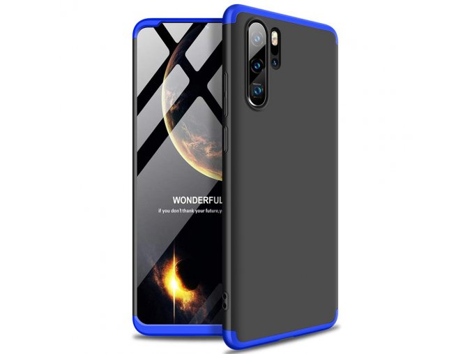eng pl GKK 360 Protection Case Front and Back Case Full Body Cover Huawei P30 Pro black blue 48845 1