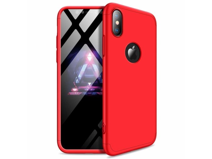 eng pl 360 Protection Front and Back Case Full Body Cover iPhone XR red logo hole 45685 1