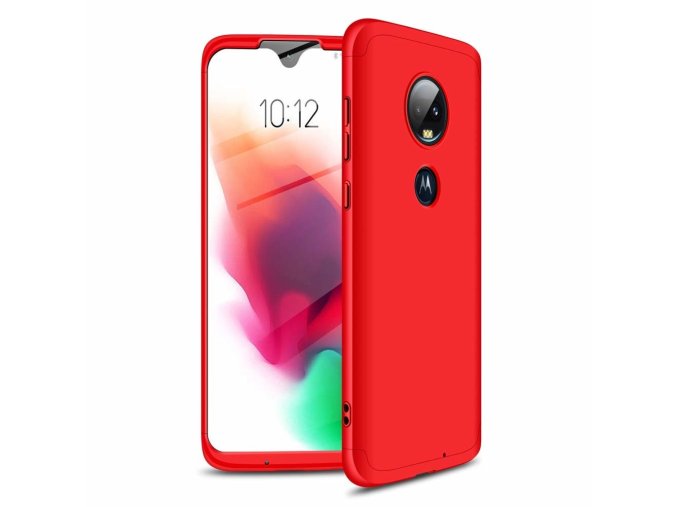 eng pl GKK 360 Protection Case Front and Back Case Full Body Cover Motorola Moto G7 red 46551 1