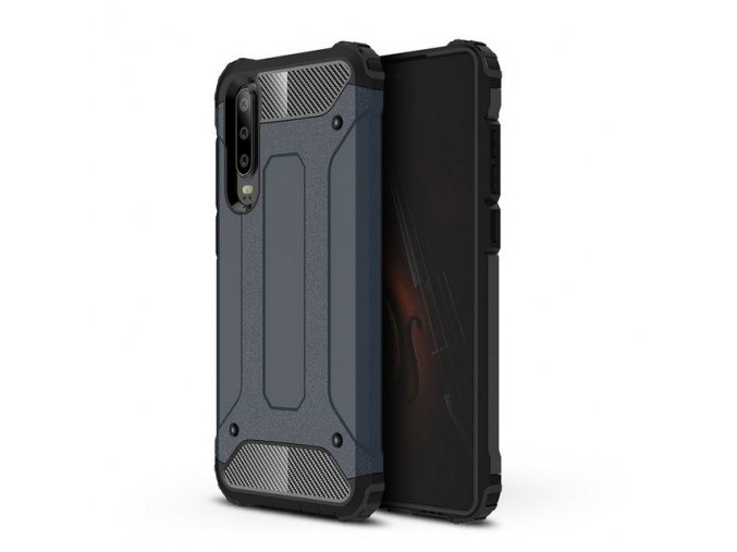 eng pl Hybrid Armor Case Tough Rugged Cover for Huawei P30 blue 46565 1