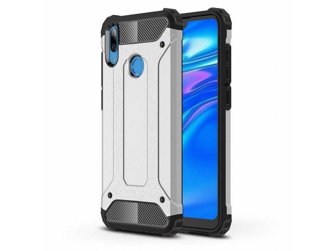eng pl Hybrid Armor Case Tough Rugged Cover for Huawei Y6 2019 Huawei Y6s 2019 silver 48702 1