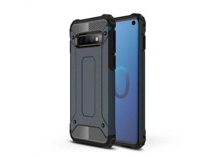 eng pl Hybrid Armor Case Tough Rugged Cover for Samsung Galaxy S10 blue 46573 1