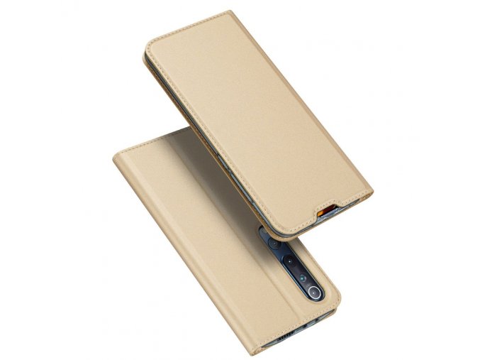 eng pl DUX DUCIS Skin Pro Bookcase type case for Xiaomi Mi 10 Pro Xiaomi Mi 10 golden 58551 1