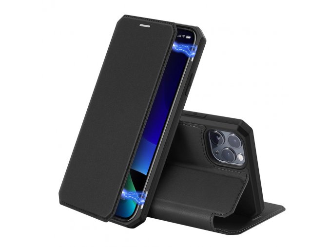 eng pl DUX DUCIS Skin X Bookcase type case for iPhone 11 Pro black 55106 1 (1)