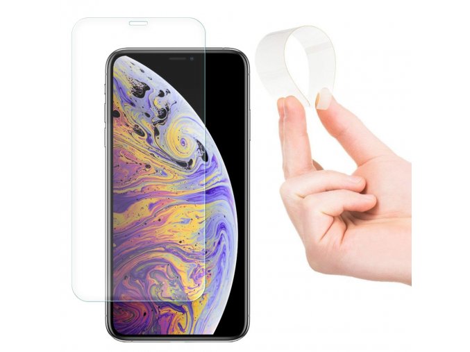 eng pl Wozinsky Nano Flexi Glass Hybrid Screen Protector Tempered Glass for iPhone XS Max 45207 12