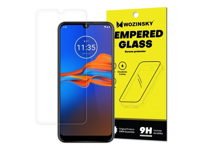 eng pl Tempered Glass 9H Screen Protector for Motorola Moto E6 Plus packaging envelope 55461 1