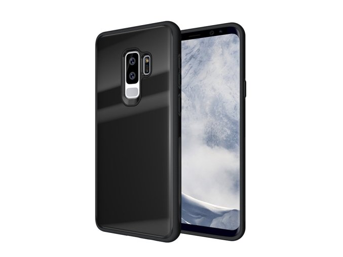 eng pl Tempered Glass Case Durable Cover with Tempered Glass Back Samsung Galaxy S9 Plus G965 black 38912 1