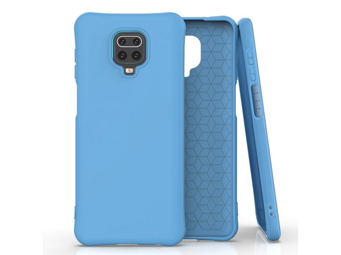 eng pl Soft Color Case flexible gel case for Xiaomi Redmi Note 9 Pro Redmi Note 9S blue 61491 1