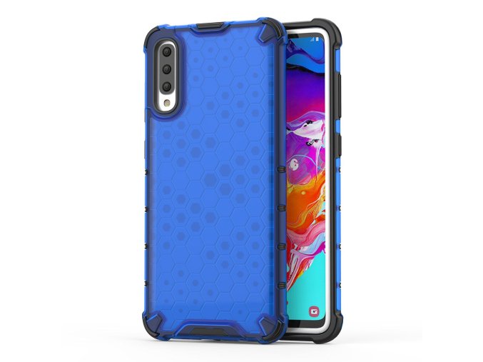 eng pl Honeycomb Case armor cover with TPU Bumper for Samsung Galaxy A70 blue 53845 1