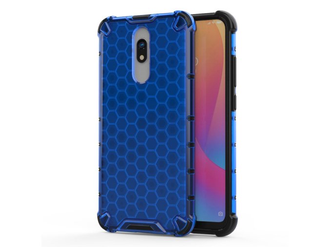 eng pl Honeycomb Case armor cover with TPU Bumper for Xiaomi Redmi 8A Xiaomi Redmi 8 blue 55403 1