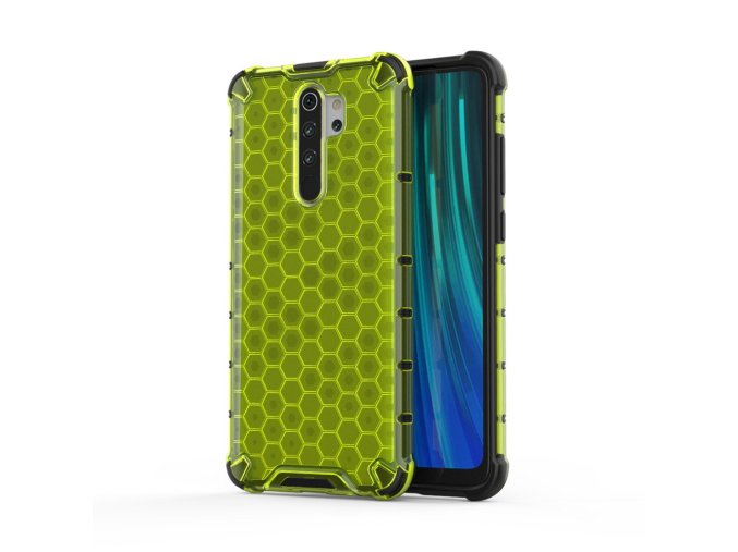 eng pl Honeycomb Case armor cover with TPU Bumper for Xiaomi Redmi Note 8 Pro green 55396 1