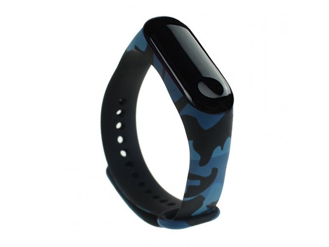 eng pl Replacment band strap for Xiaomi Mi Band 4 Mi Band 3 Camouflage blue 54223 1