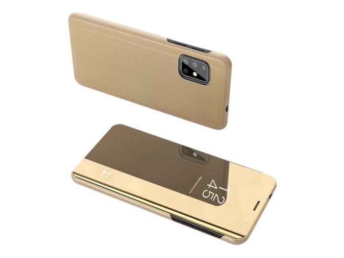 eng pl Clear View Case cover for Samsung Galaxy S20 golden 56596 1