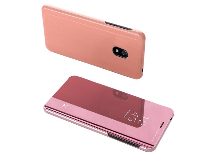 eng pl Clear View Case cover for Xiaomi Redmi 8A pink 54839 1