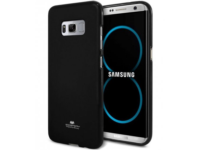 perleťový kryt na Samsung Galaxy S8 černý