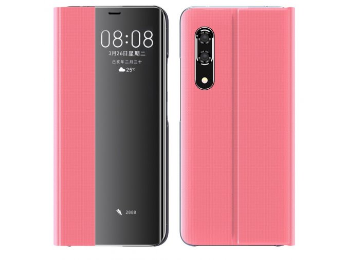 eng pl New Sleep Case Bookcase Type Case with kickstand function for Huawei P30 pink 61161 1