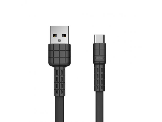 eng pl Remax Armor Series flat USB USB Type C cable 5V 2 4A black RC 116a 49638 1