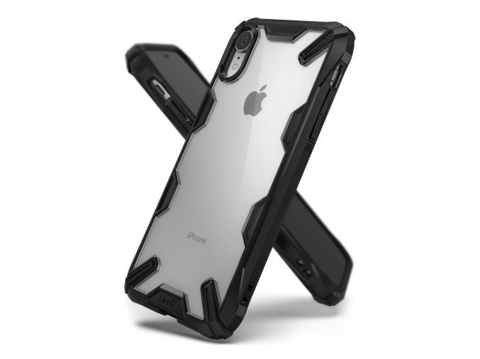 eng pl Ringke Fusion X durable PC Case with TPU Bumper for iPhone XR black FUAP0007 RPKG 43038 1 kopie