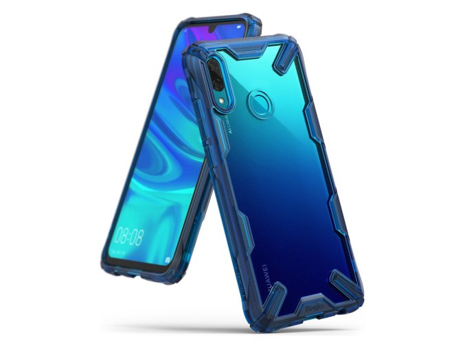 eng pl Ringke Fusion X durable PC Case with TPU Bumper for Huawei P Smart 2019 blue FXHW0012 RPGK 48569 3