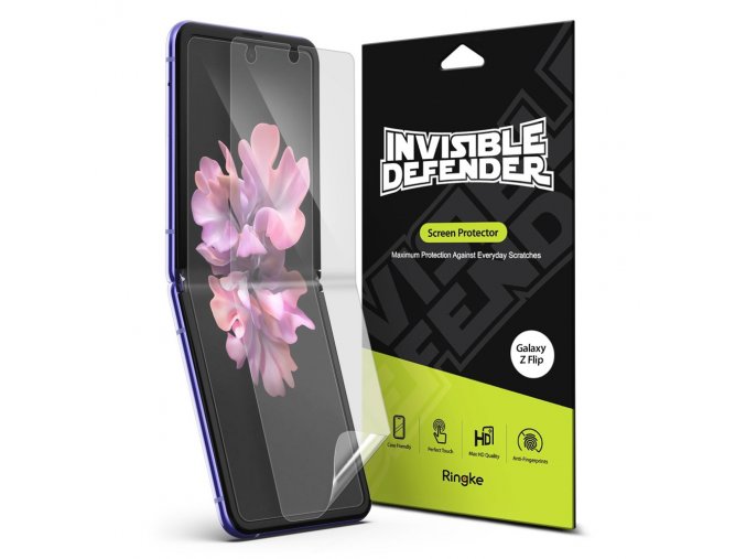 eng pl Ringke Invisible Defender 2x Full TPU Coverage Screen Protector for Samsung Galaxy Z Flip case friendly IDSG0009 60257 1