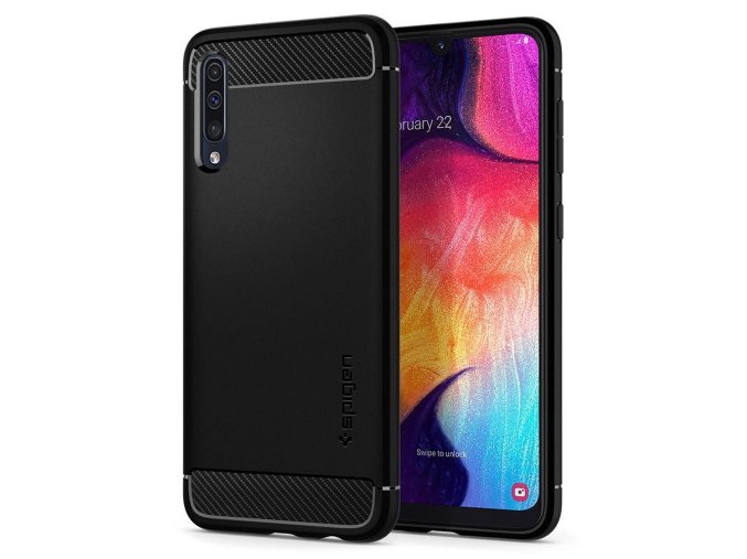 eng pl SPIGEN RUGGED ARMOR GALAXY A50 MATTE BLACK 50553 7