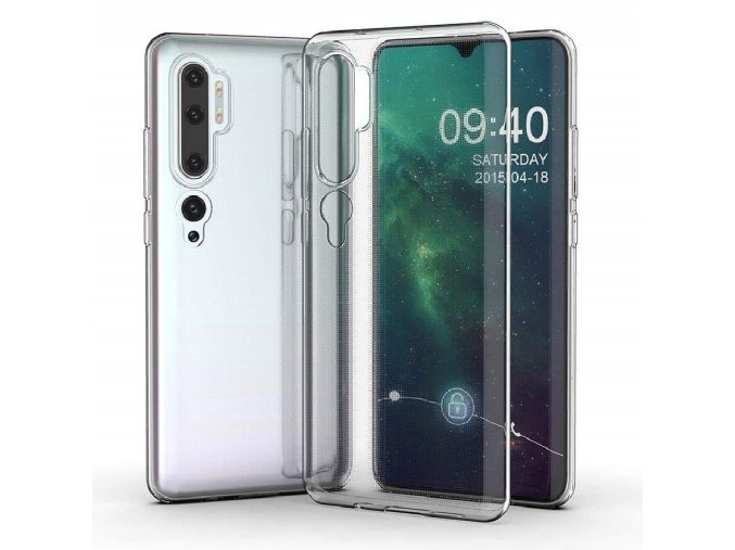 eng pl Case XIAOMI MI NOTE 10 Back Gel transparent 65934 1