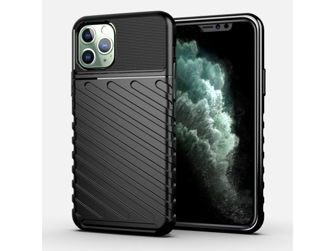eng pl Thunder Case Flexible Tough Rugged Cover TPU Case for iPhone 11 Pro black 56338 1