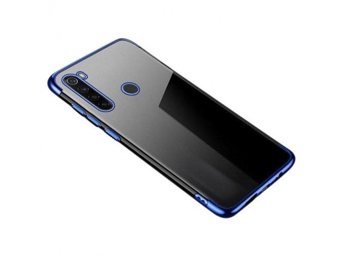 eng pl Clear Color Case Gel TPU Electroplating frame Cover for Motorola G8 Plus blue 59871 17