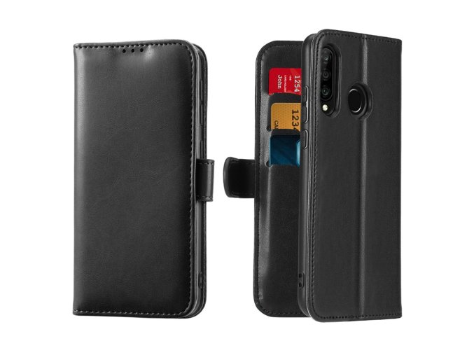 eng pl Dux Ducis Kado Bookcase wallet type case for Huawei P30 Lite black 53383 1