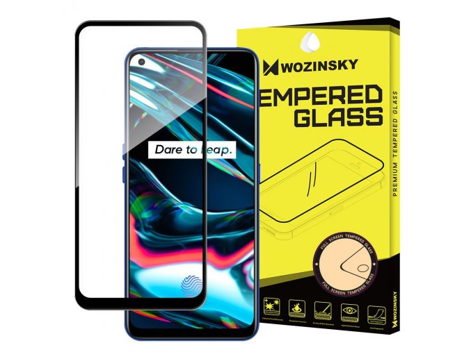 eng pl Wozinsky Tempered Glass Full Glue Super Tough Screen Protector Full Coveraged with Frame Case Friendly for Realme 7 Pro black 67919 1