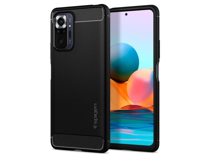 eng pl SPIGEN RUGGED ARMOR XIAOMI REDMI NOTE 10 PRO MATTE BLACK 70422 1