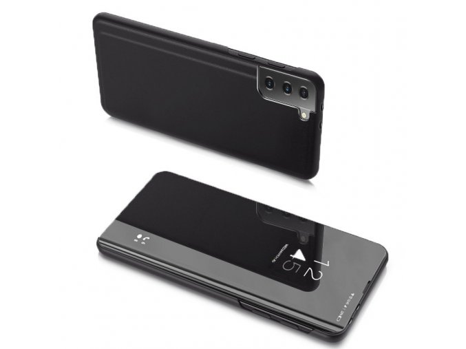 eng pl Clear View Case cover for Samsung Galaxy S21 Ultra 5G black 66906 1