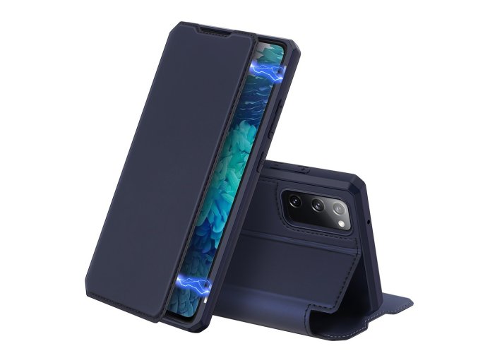 eng pl DUX DUCIS Skin X Bookcase type case for Samsung Galaxy S20 FE 5G blue 65322 1