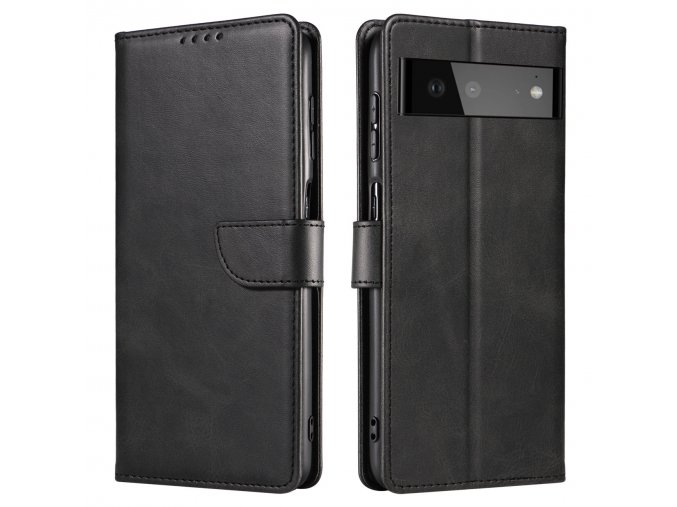 eng pl Magnet Case elegant case cover with a flap and stand function Google Pixel 6 black 88543 1