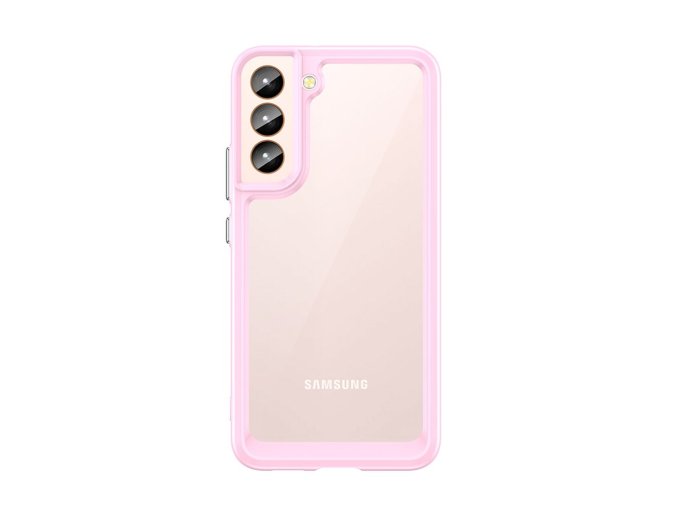 eng pl Outer Space Case Case for Samsung Galaxy S22 Hard Cover with Gel Frame Pink 92826 1