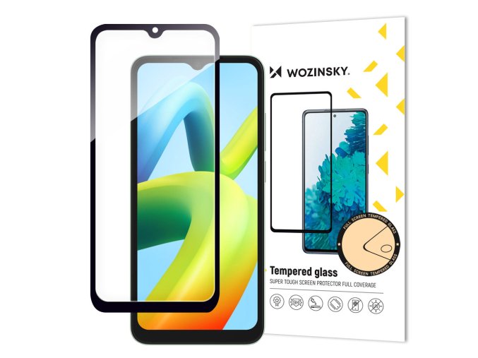 eng pl Wozinsky Full Glue Tempered Glass Xiaomi Redmi A1 Full Screen with Frame black case friendly 121245 1