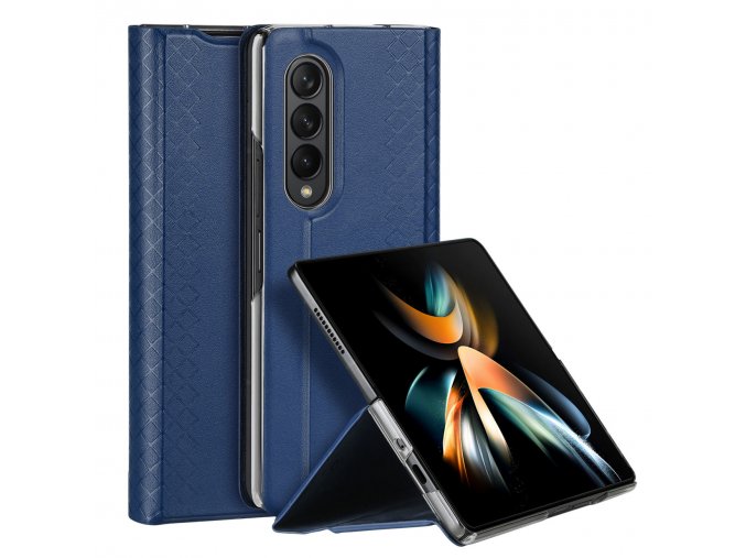 eng pl Dux Ducis Bril case for Samsung Galaxy Z Fold4 flip wallet stand blue 108312 1